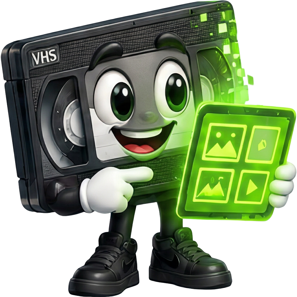 Digit, the Just Digitize memory keeper mascot